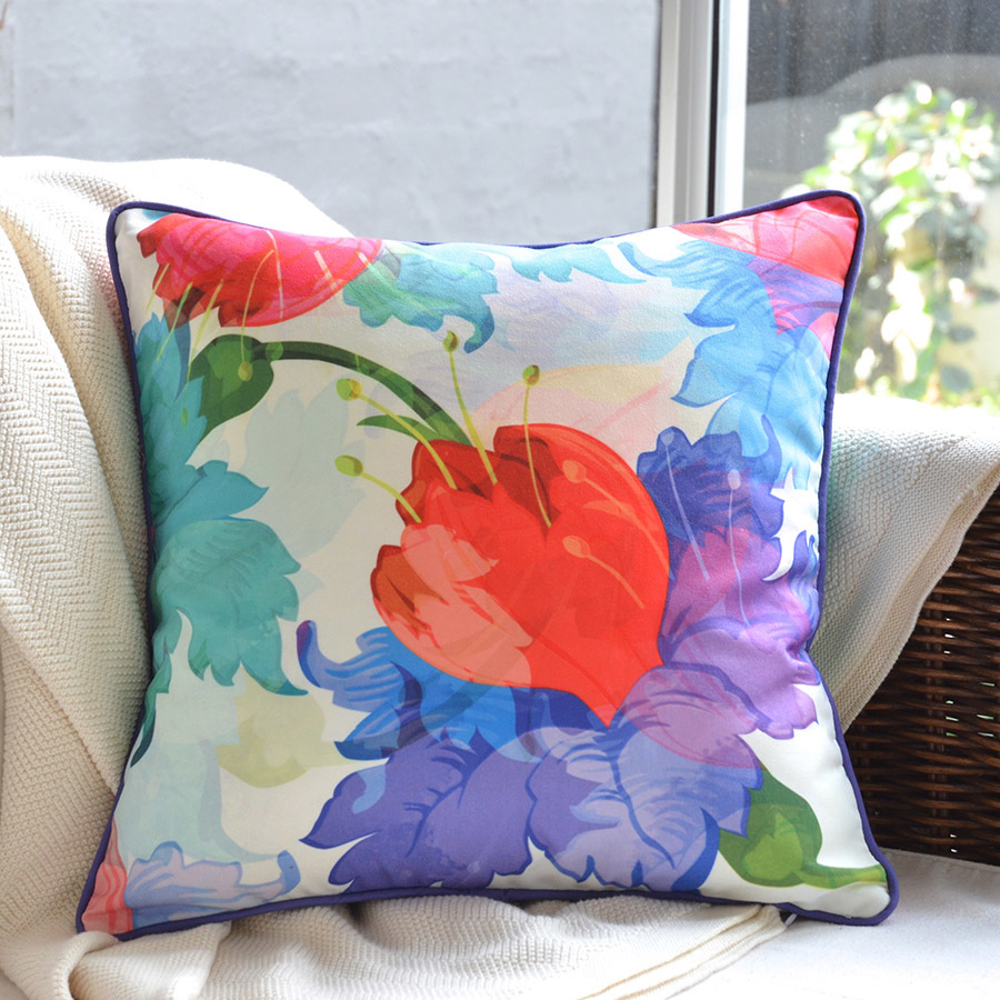 Lara_cushion_purple_red_floral_designer_cushions_melbourne_free_shipping_photo1