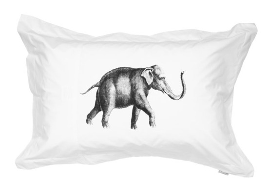 Vintage inspired elephant pillowcase | Gorgi