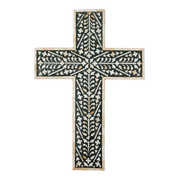 Bone Inlay Cross | Village Stores $329