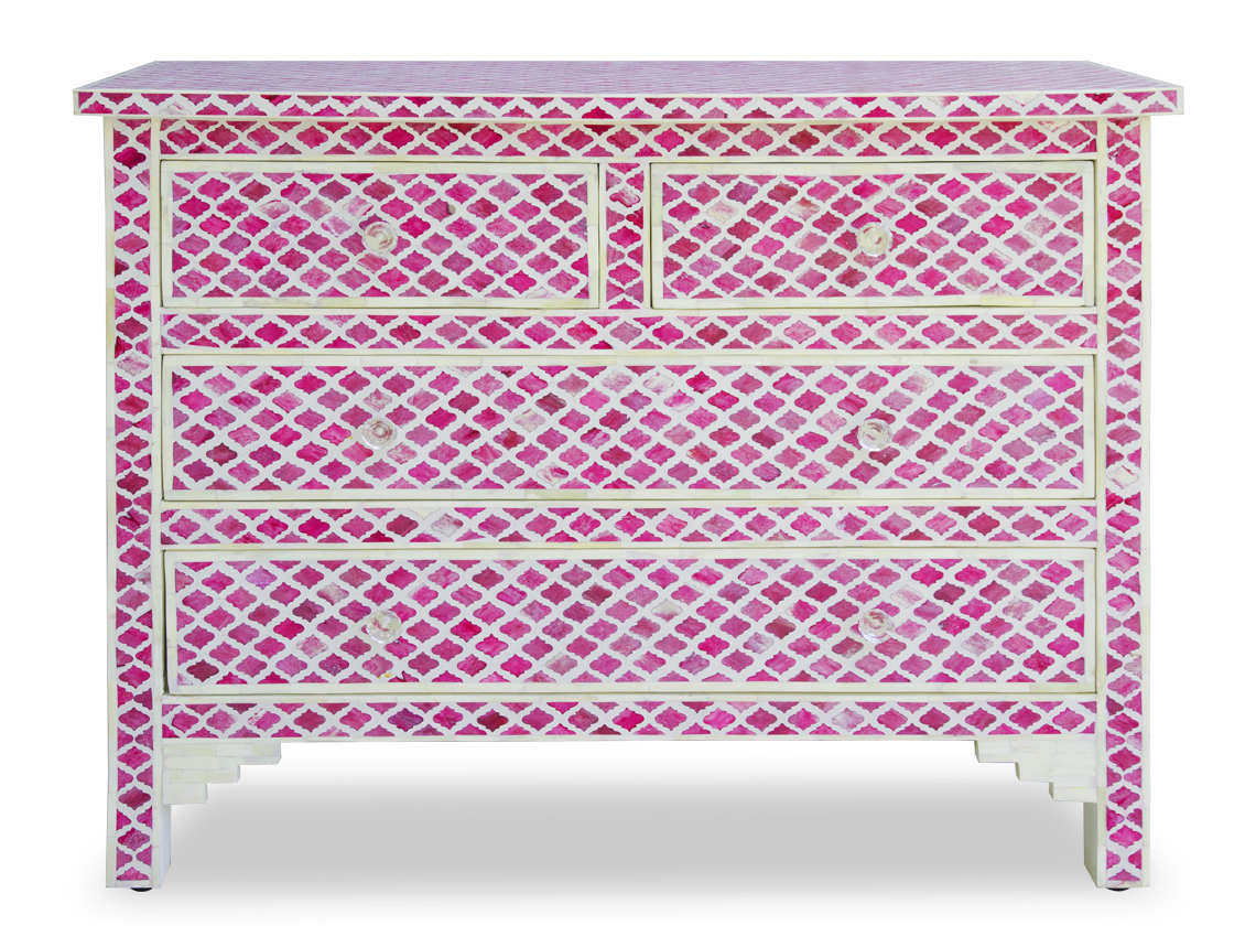 Fuchsia Marrakesh Drawers | Zohi Interiors 