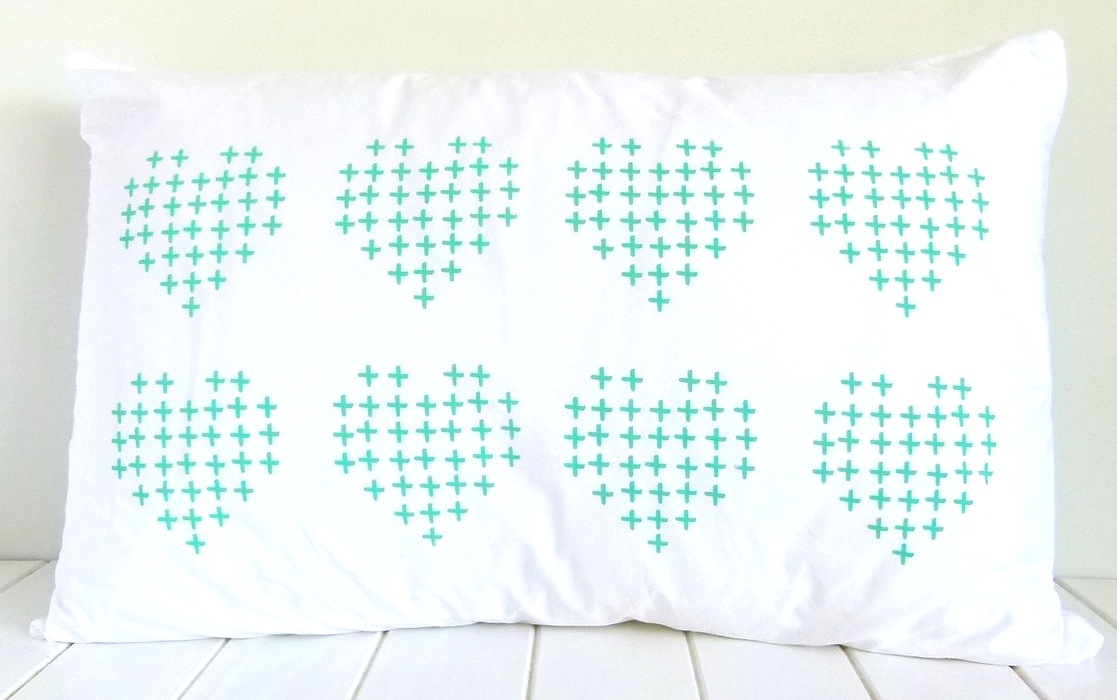 Cross my Heart Pillowcase | Me and Zebedee