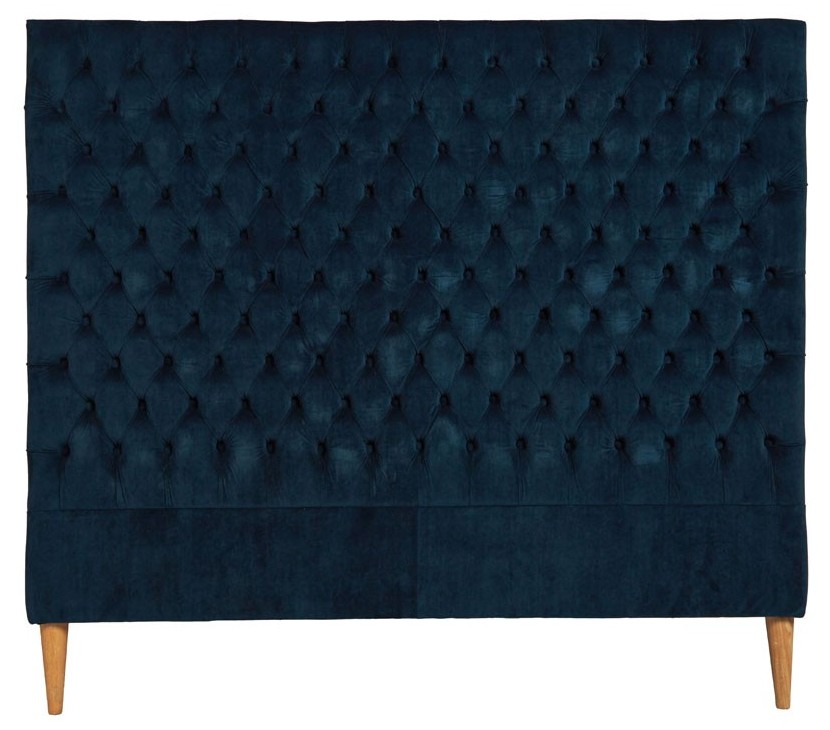 Lotus velvet bed head | Interiors Online