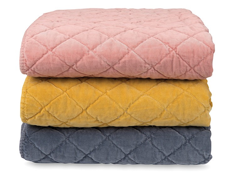 Citta washed discount velvet quilted throw