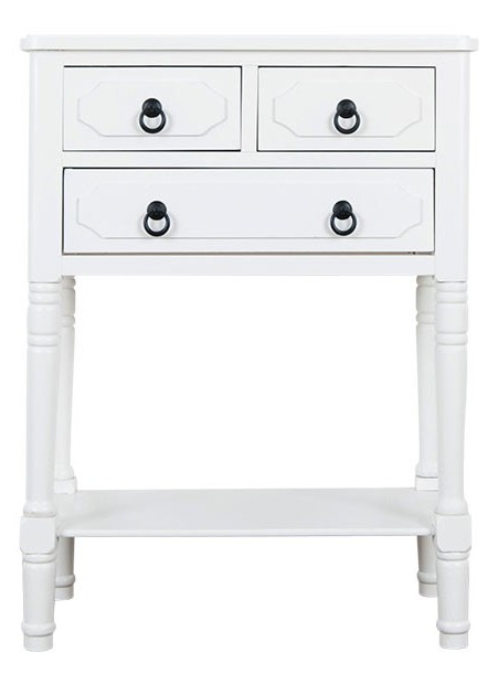 Elise 3 drawer bedside with tray | Provincial Home Living