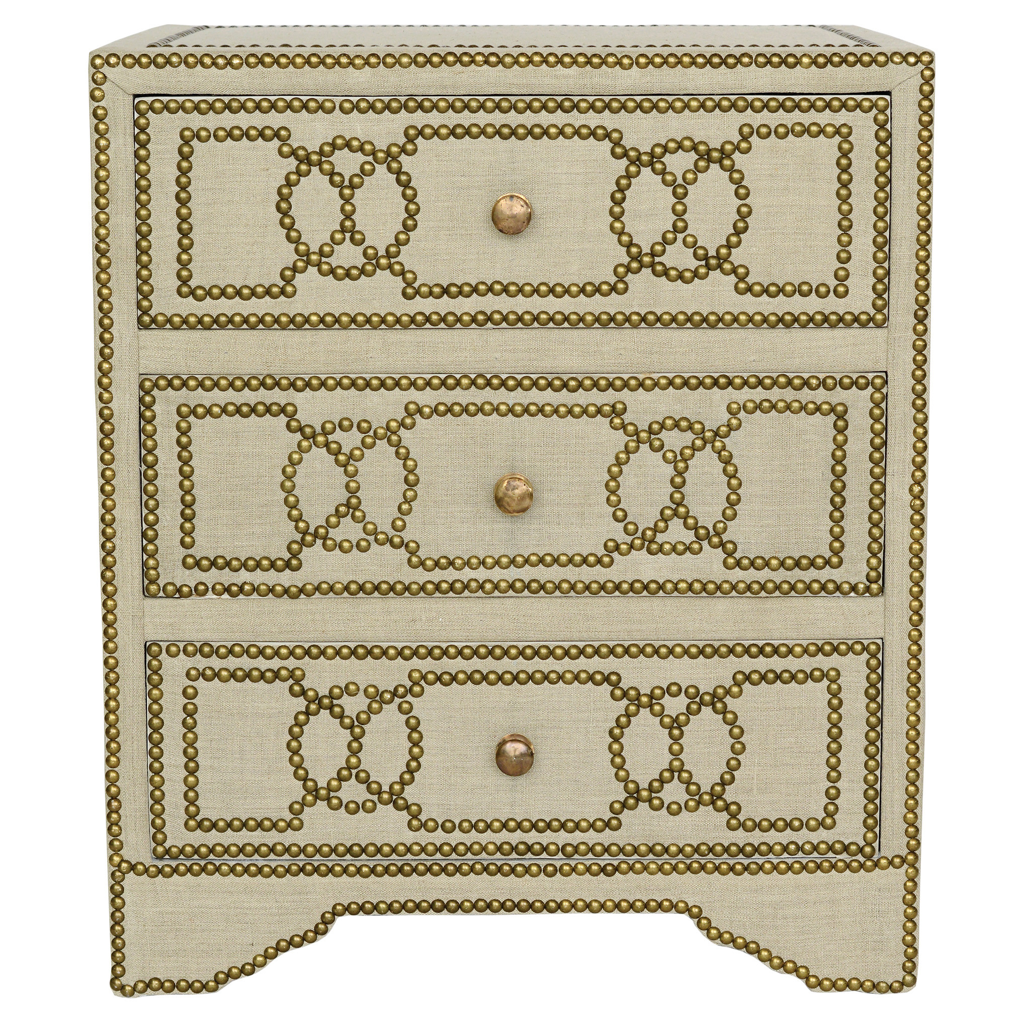 George Linen bedside chest | Ruby Star Traders $1235