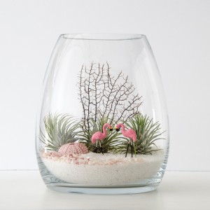 Flamingo terrarium | Happy Place Terrariums