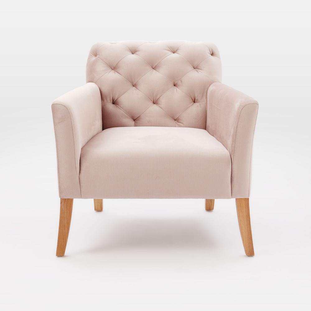 Elton, dusty blush | West Elm