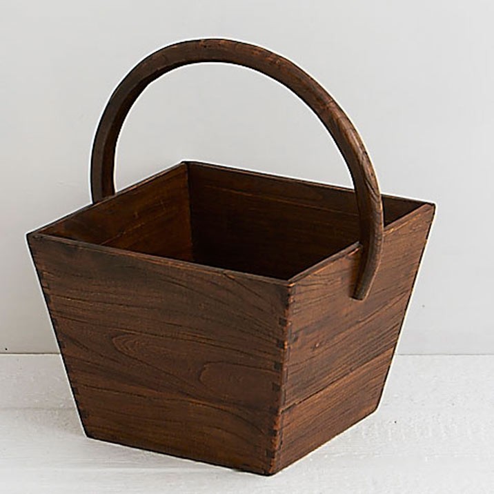 Antique Square bucket | Provincial Home 