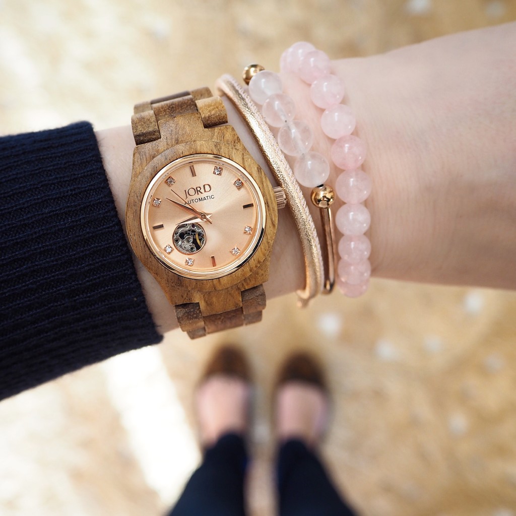 My watch | CORA Koa wood and Rose gold