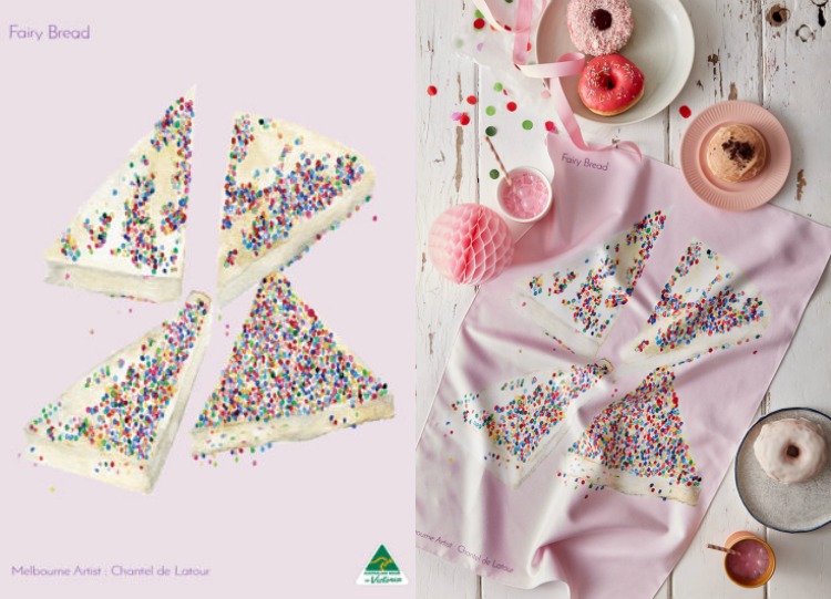 Fairy Bread Tea Towel | KE Designs